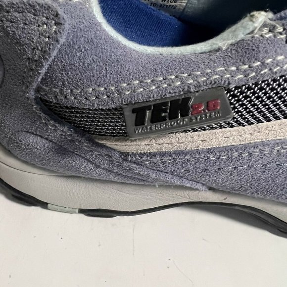 LL Bean Tek 2.5 Trail Hiking Shoe Women 11W Slip On Blue Waterproof EUC - Picture 7 of 11